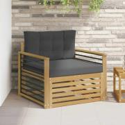 vidaXL Utomhussoffa Polyester Vit