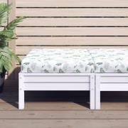 vidaXL Palldyna bladmönster 60x60x8 cm oxfordtyg