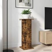 vidaXL Växtställ 2 pcs Rökt ek 30,5 x 30 x 80,5 cm Konstruerat trä