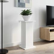 vidaXL Växtställ 2 pcs Vit högglans 30,5 x 30 x 60,5 cm