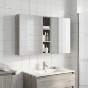 vidaXL Badrumsskåpsset 3 pcs 120 x 14,5 x 70 cm Konstruerat trä