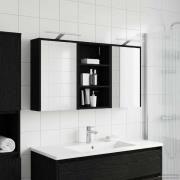 vidaXL Badrumsskåpsset 3 pcs 126 x 16 x 62.5 cm Konstruerat trä