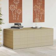 vidaXL Dynbox blandad beige 984L konstrotting