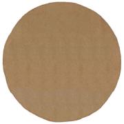 vidaXL Matta Naturfärg Ø 120 cm Jute