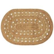 vidaXL Matta Brun 100 x 152 cm Jute