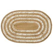 vidaXL Matta Brun 122 x 183 cm Jute