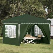 vidaXL Pop-up Partytält Grön 288 x 288 x 245 cm Oxford Tyg