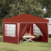vidaXL Pop-up Partytält Terracotta 288 x 288 x 245 cm Oxford Tyg