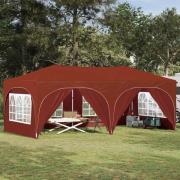 vidaXL Pop-up Partytält Terracotta 575 x 288 x 245 cm Oxford Tyg