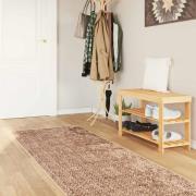 vidaXL Mattlöpare MARSA Gul 100 x 400 cm Polyester och PVC