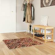 vidaXL Mattlöpare MARSA Flerfärgsdesign 100 x 100 cm Polyester och PVC