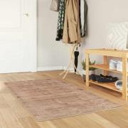 vidaXL Mattlöpare MARSA Vit 100 x 150 cm Polyester och PVC