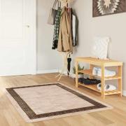 vidaXL Mattlöpare MARSA Svart 80 x 100 cm Polyester och PVC