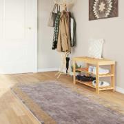 vidaXL Mattlöpare MARSA Grå 80 x 350 cm Polyester och PVC