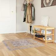 vidaXL Mattlöpare MARSA Grå 100 x 100 cm Polyester och PVC