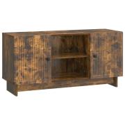 vidaXL TV-skåp 102 x 34,5 x 50 cm Rökt ek Konstruerat trä