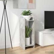 vidaXL Växtställ med hylla BetongGrå 30 x 30 x 80 cm Konstruerat trä