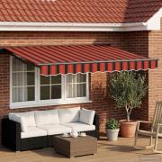 vidaXL Elektrisk Retraktabel Markis 3,5 x 2,5 m