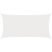 vidaXL Solsätt segel Vit 2,5 x 6 m HDPE