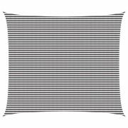 vidaXL Solsätt segel Antracit och vitt 6 x 7 m HDPE