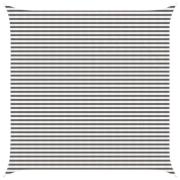 vidaXL Solsätt segel Ljusgrå och vit. 5 x 5 m HDPE