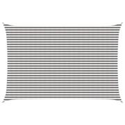 vidaXL Solsätt segel Ljusgrå och vit. 4 x 7 m HDPE