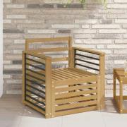 vidaXL Utomhussoffset Massivt Akaciaträ Vit