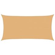 vidaXL Solsätt segel Sand 2,5 x 6 m HDPE