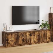 vidaXL TV-skåp Rökt ek 180 x 38 x 49 cm Konstruerat trä