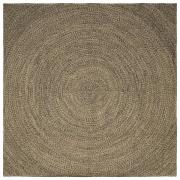 vidaXL Områdesmattor Naturlig och svart 300 x 300 cm Jute
