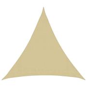 vidaXL Solsätt segel Beige 2 x 2 x 2 m HDPE
