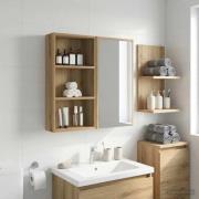 vidaXL Badrumsväggskåp Artisan Ek 40 x 14 x 70 cm Konstruerat trä