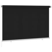 vidaXL Rullgardin utomhus 220x140 cm svart