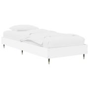 vidaXL Sängram Vit 80 x 200 cm Konstruerat trä