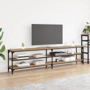 vidaXL TV-skåp Artisan Ek 200 x 30 x 50 cm Konstruerat trä och järn