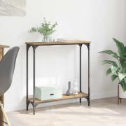 vidaXL Konsolbord Artisan Ek 75 x 22,5 x 75 cm Konstruerat trä