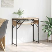 vidaXL Konsolbord Artisan Ek 75x30x75cm Konstruerat trä