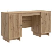vidaXL Skrivbord Artisan-ek Konstruerat trä 142,5 x 50 x 75 cm
