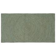 vidaXL Områdesmattor Olivgrön 100 x 200 cm Jute