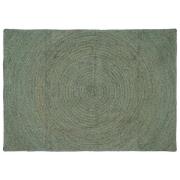 vidaXL Områdesmattor Olivgrön 120 x 170 cm Jute