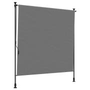 vidaXL Utomhus rullgardin Ljusgrå 200 x 270 cm