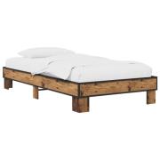 vidaXL Sängram Gammalt trä 80 x 200 cm Konstruerat trä