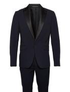 Lindbergh Responsibly Stretch Tuxedosuit Blå