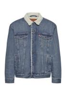 LEVI´S Men Type 3 Sherpa Trucker Fable Sh Blå