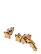 Pilgrim Ava Recycled Star Earrings Guld