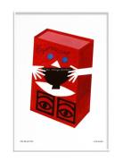 Ögon - 1956 - Red Box Home Decoration Posters & Frames Posters Illustr...