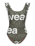 Svea W. Ruffle Swimsuit Multi/patterned