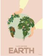 I Love Mother Earth Home Decoration Posters & Frames Posters Botanical...
