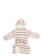 D By Deer Bathrobe Gots Stripes Multi/patterned