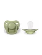 Filibabba 2-Pack Pacifiers - Pistachio 0-6 Months Grön